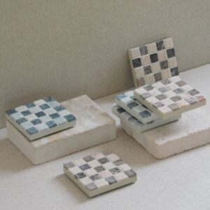 Natural mosaic coaster