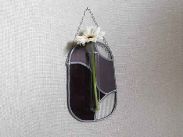 Glass vase - Brown - Afbeelding 2